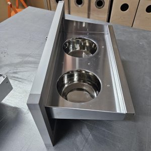 Voerplateau bakje 2 x 160 mm